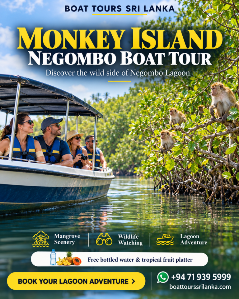 Monkey Island Negombo Boat Tour